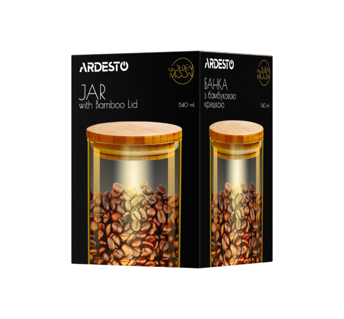 Банка для хранения 540мл Ardesto Golden Moon AR1354BLRG