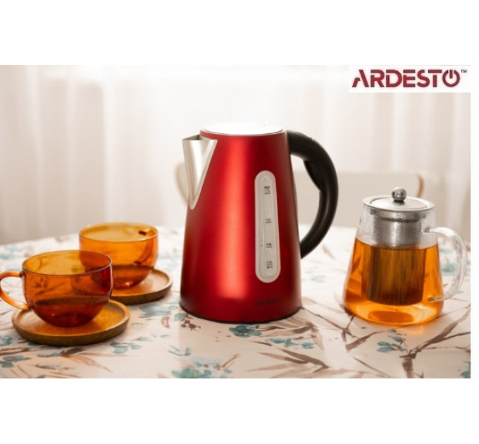 Електрочайник Ardesto EKL-F300R 1.7 літра червоний
