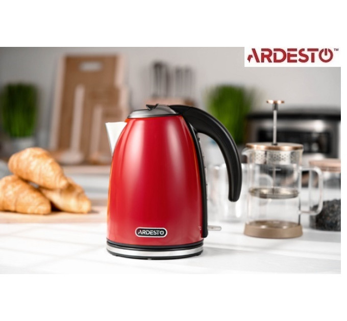 Електрочайник Ardesto EKL-F340R 1.7 літра червоний