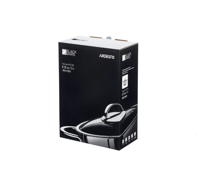 Кастрюля Ardesto Black Mars 1.8 литра AR0718S