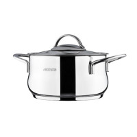 Кастрюля из нержавейки 4.3 л Ardesto Black Mars AR0743S