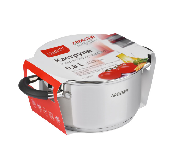 Кастрюля 0.8 литра Ardesto Gemini Salerno AR1908CS