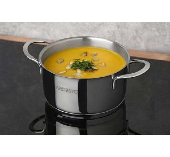 Кастрюля из нержавейки 0.9 л Ardesto Luna AR0609S
