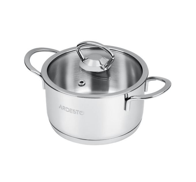 Кастрюля из нержавейки 0.9 л Ardesto Luna AR0609S
