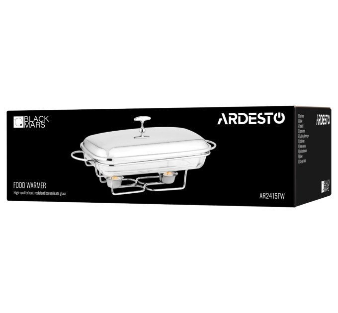Мармит Ardesto Black Mars прямоугольный AR2415FW