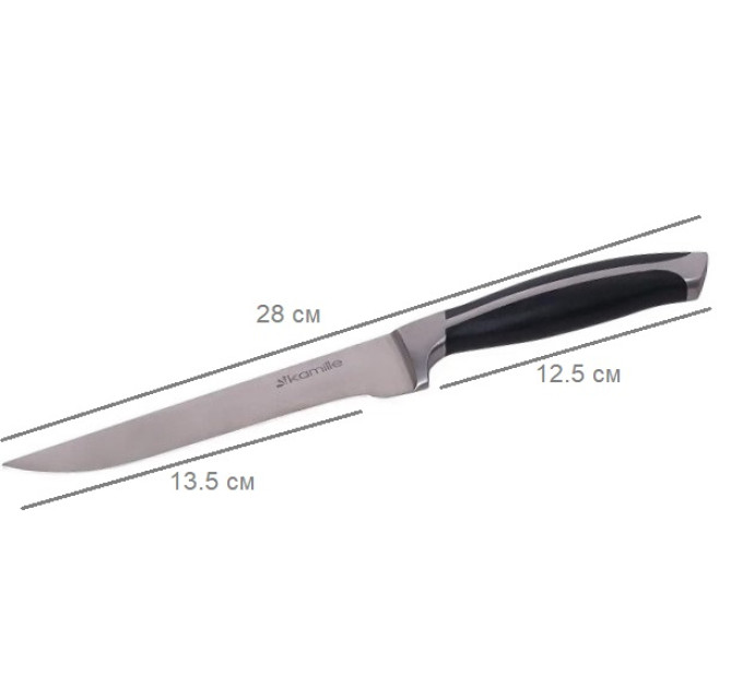Нож кухонный для костей с ручкой ABS Kamille KM-5118