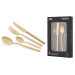 Набір столових приборів 4 пр. Ardesto Black Mars Favola Gold