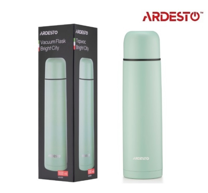 Термос 1000 мл Ardesto Bright City AR2610GR зелений
