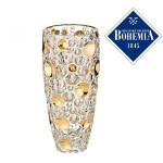 Ваза для цветов Bohemia Lisboa Gold 35см 89C81/0/80J31/350