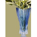 Ваза для цветов на ножке Bohemia Plantica Blue 40 см