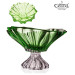 Фруктовниця на ніжці Bohemia Plantica Green 6KG03-72T27
