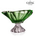 Фруктовниця на ніжці Bohemia Plantica Green 6KG03-72T27