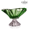 Фруктовниця на ніжці Bohemia Plantica Green 6KG03-72T27