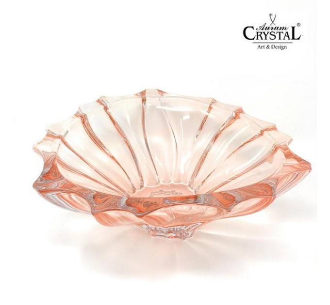 Фруктовница 33 см Bohemia Plantica Pink 6KG02/72T31/330