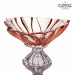 Фруктовниця на ніжці Bohemia Plantica Pink 6KG03-72T31