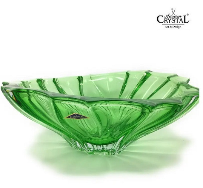 Фруктовница 33 см Bohemia Plantica Green 6KG02/72T27