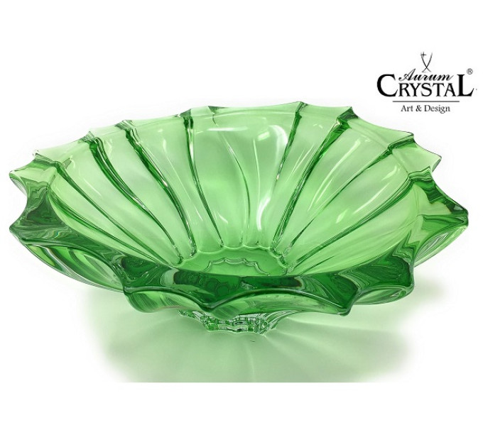 Фруктовница 33 см Bohemia Plantica Green 6KG02/72T27