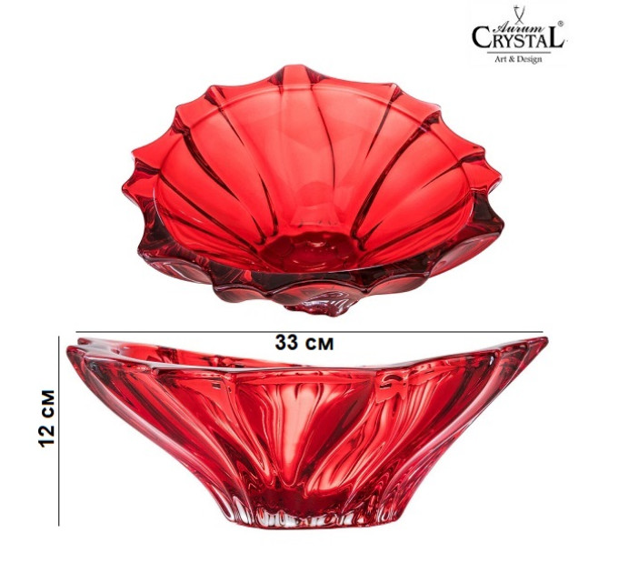 Фруктовница красная Bohemia Plantica Red 6KG02/72T62