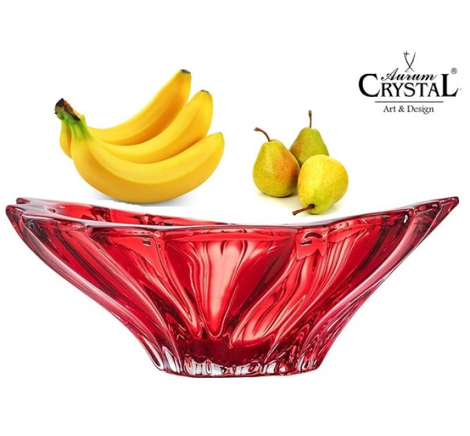 Фруктовница красная Bohemia Plantica Red 6KG02/72T62