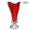 Ваза на ніжці 40 см Bohemia Plantica Red 8KG97/72T62/400
