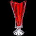 Ваза на ніжці 40 см Bohemia Plantica Red 8KG97/72T62/400