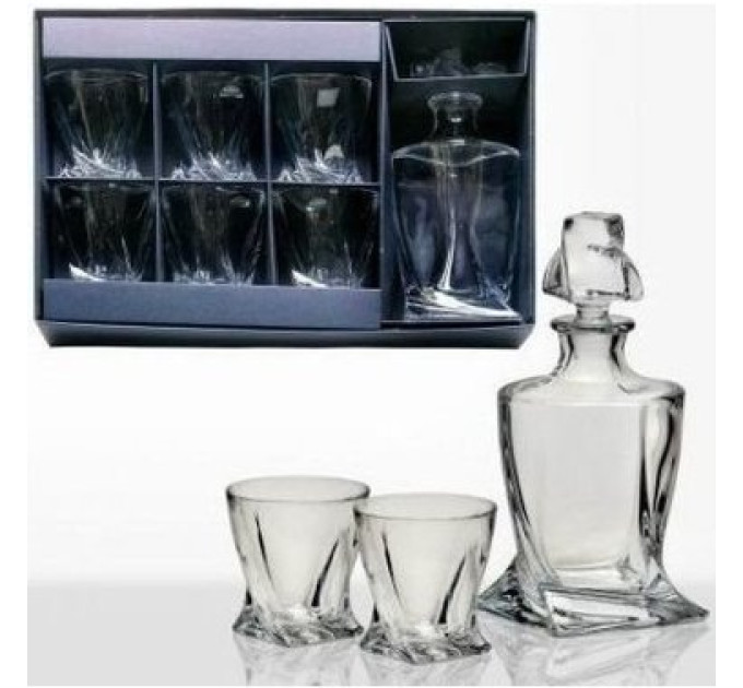 Набор для виски Bohemia Quadro 7 пр 99999-99A44-480