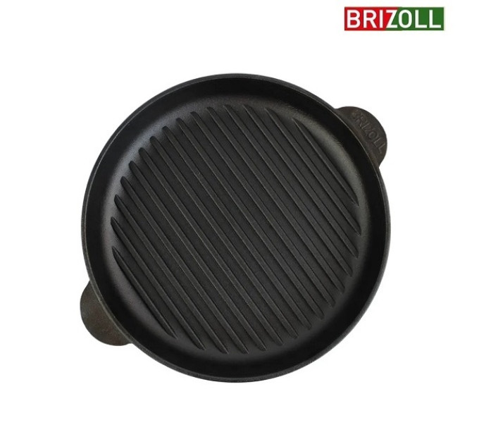 Сковорода-гриль чугун 28 см Brizoll Monolith M2835G