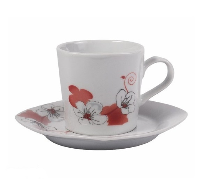 Чашка с блюдцем 220 мл Di Vitto Sanremo DV-220SR