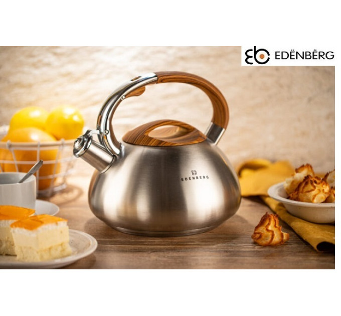 Чайник зі свистком 3 літри Edenberg EB-1400 W