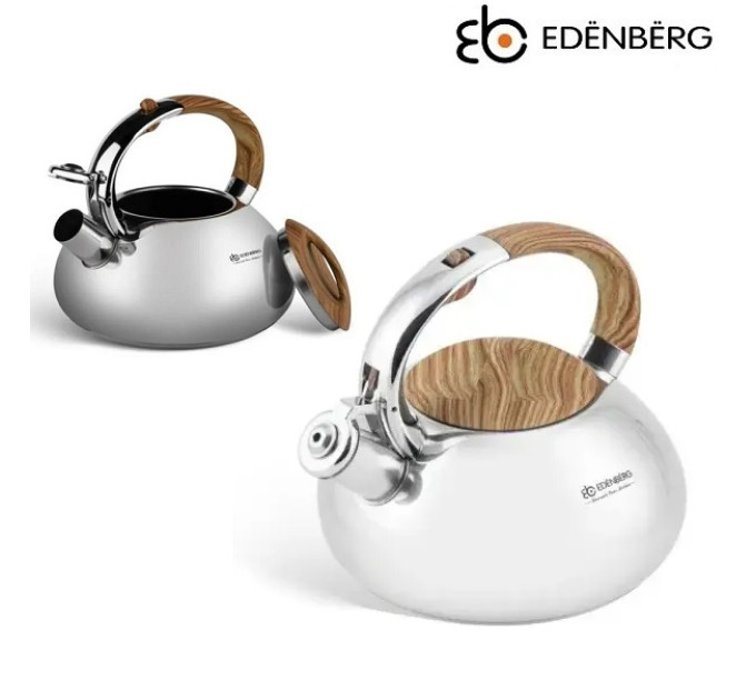 Чайник зі свистком 3 літри Edenberg EB-1400 W