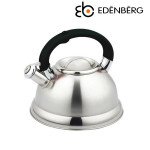 Чайник со свистком 3 л черная ручка Edenberg EB-3539
