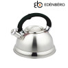 Чайник со свистком 3 л черная ручка Edenberg EB-3539