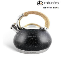 Чайник со свистком черный 3 л Edenberg EB-8811 Black