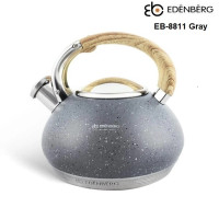 Чайник со свистком серый 3 л Edenberg EB-8811 Gray