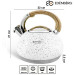 Чайник со свистком белый 3 л Edenberg EB-8811 White