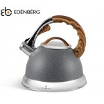 Чайник со свистком 3л серый Edenberg EB-8852 Gray