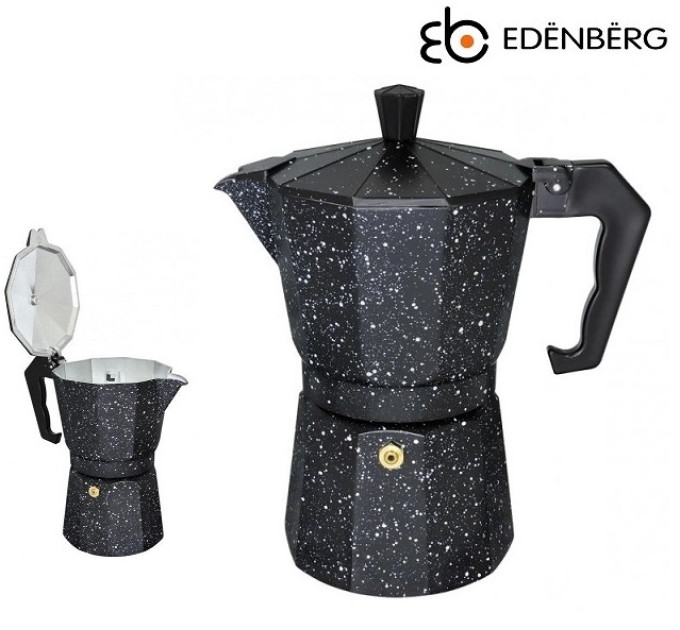 Гейзерна кавоварка на 6 чашок Edenberg EB-3785