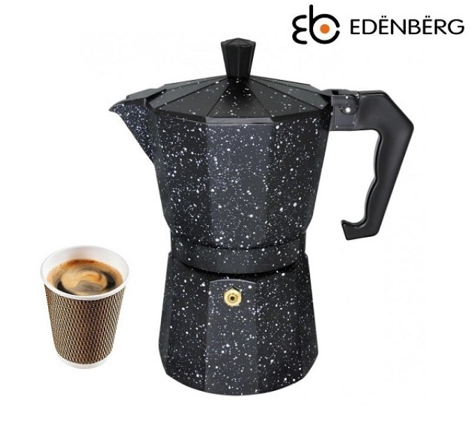 Гейзерна кавоварка на 6 чашок Edenberg EB-3785