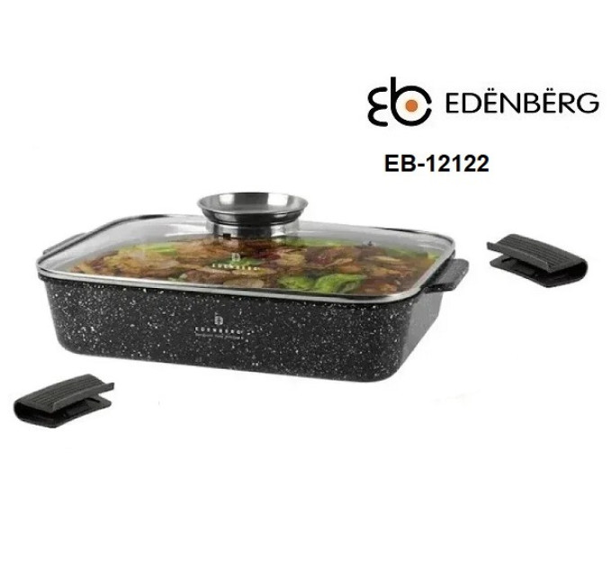 Жаровня з кришкою 4 літри EDENBERG EB-12122