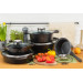 Набор посуды из 12 пр Edenberg EB-12913 Black Marble