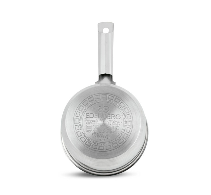 Ковш с крышкой 1 л из нержавейки Edenberg EB-3032