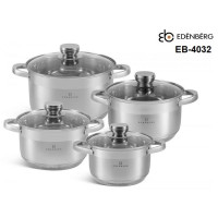 Набор кастрюль 8 предметов Edenberg EB-4032