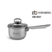 Ковш с крышкой из нержавейки 0.6 л Edenberg EB-3031