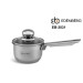Ковш с крышкой из нержавейки 0.6 л Edenberg EB-3031