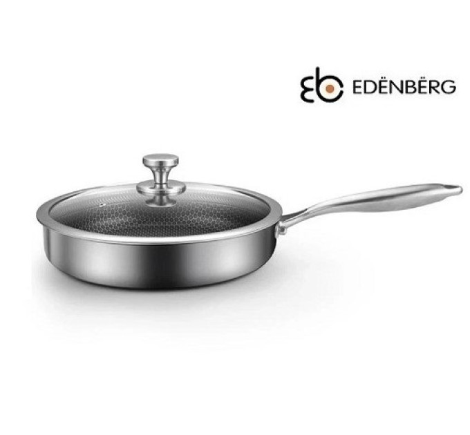 Сковорода глубокая с крышкой 24 см Edenberg EB-13061