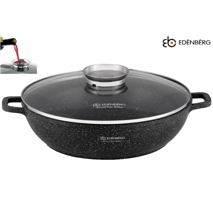 Сотейник-казан с крышкой 28 см Edenberg EB-8134