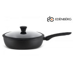 Глубокая сковорода с крышкой 24 см Edenberg EB-3491