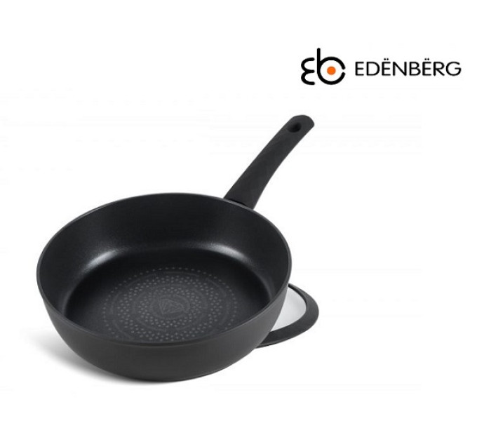 Глубокая сковорода с крышкой 24 см Edenberg EB-3491