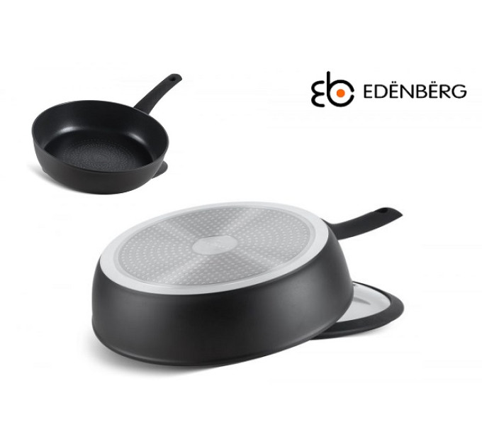 Глубокая сковорода с крышкой 24 см Edenberg EB-3491