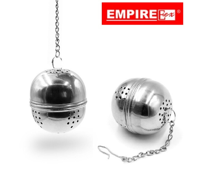 Сито-заварник шар с цепочкой Empire EM-9750
